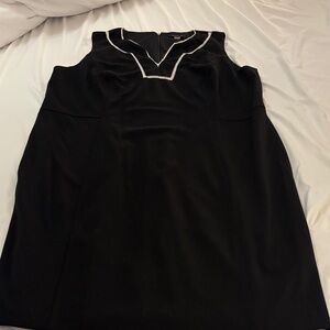 Tommy Hilfiger Black Dress with White Trim